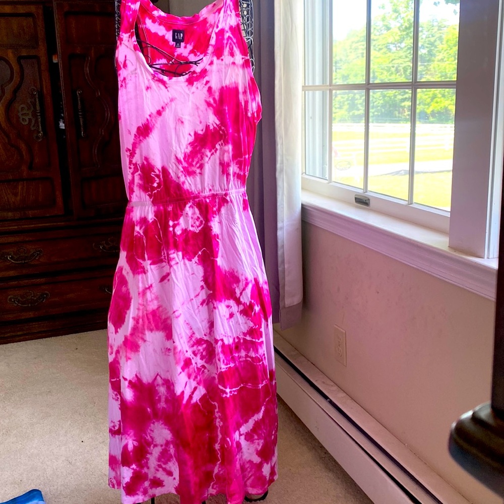 Xl tall gap racerback cutout midi dress